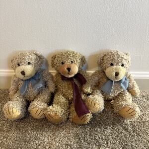 First & Main Lil Scraggles 9" Teddy Bear Brown Plush Soft Toy Stuffed